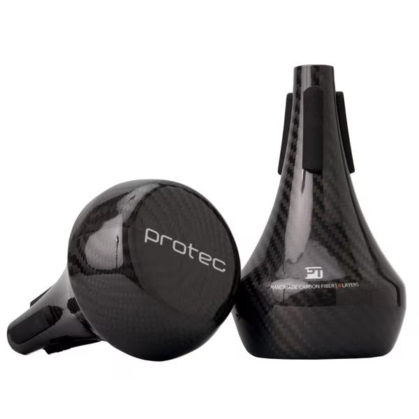 TRUMPET MUTE - STRAIGHT, CARBON FIBER