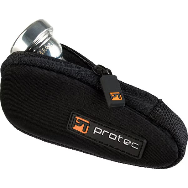 TRUMPET MOUTHPIECE POUCH - NEOPRENE, SINGLE (BLACK)